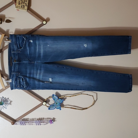 Joe's Jeans Denim - Distressed Crop Jeans